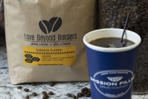 Love Beyond Borders specialty coffee bag